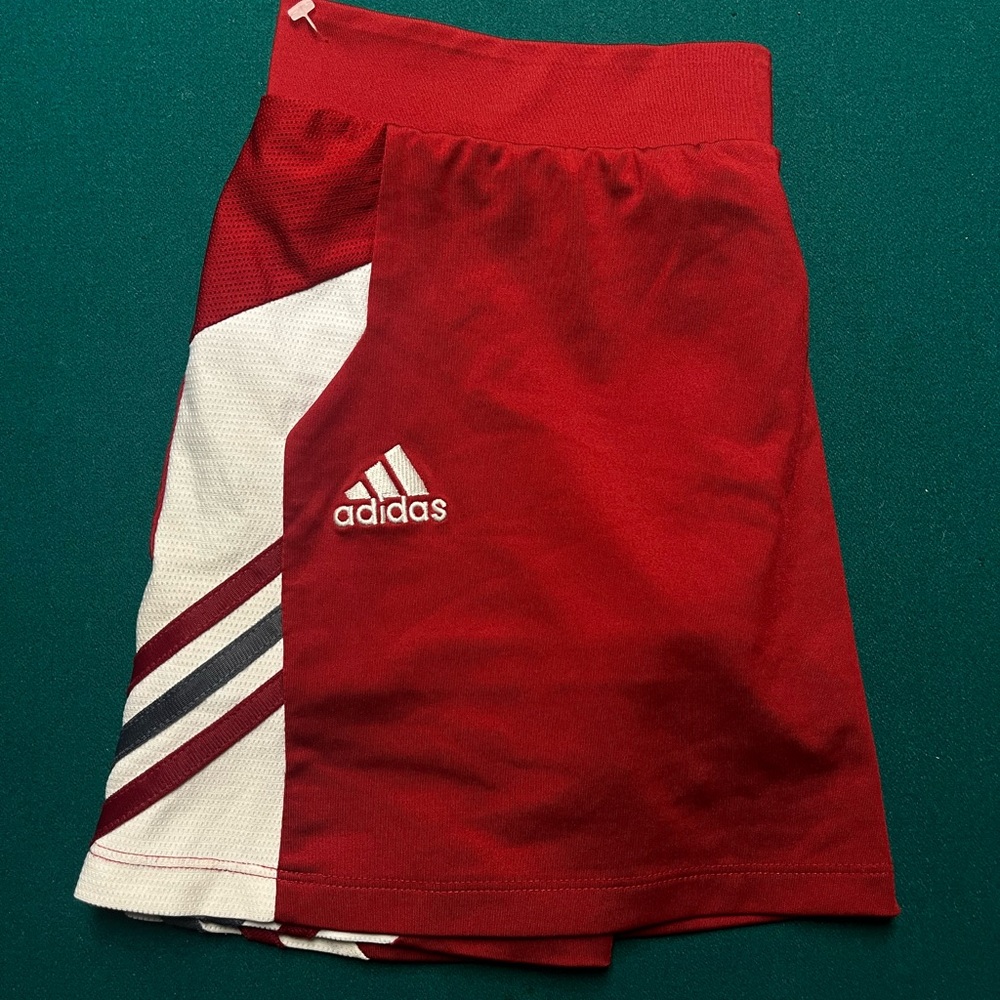 Adidas Red and White Performance Skirt
